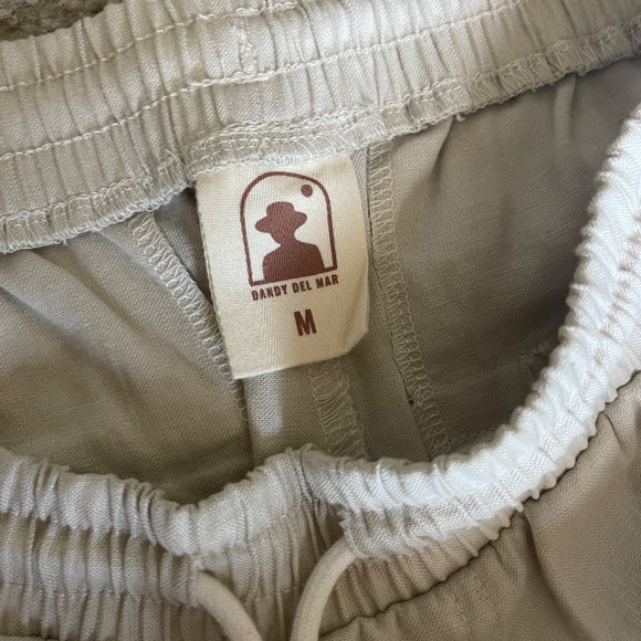 Dandy Del Mar Brisa Linen Pant - Vintage Ivory (Medium) - Picture 3 of 4